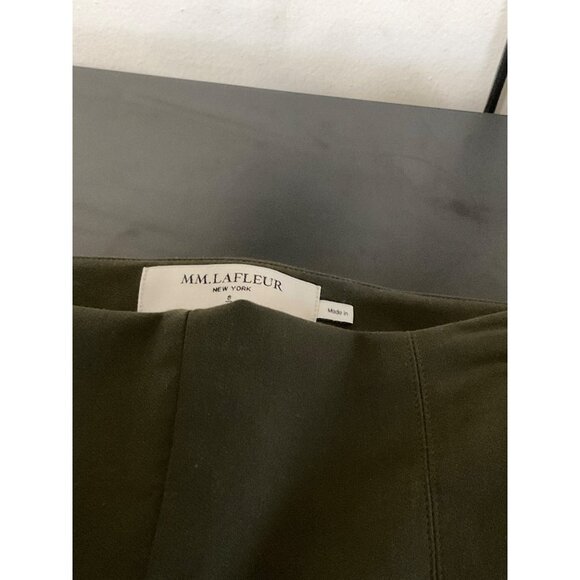 MM LAFLEUR Pants The Foster Pant - PowerStretch in Olive sz. 8 - Picture 6 of 15